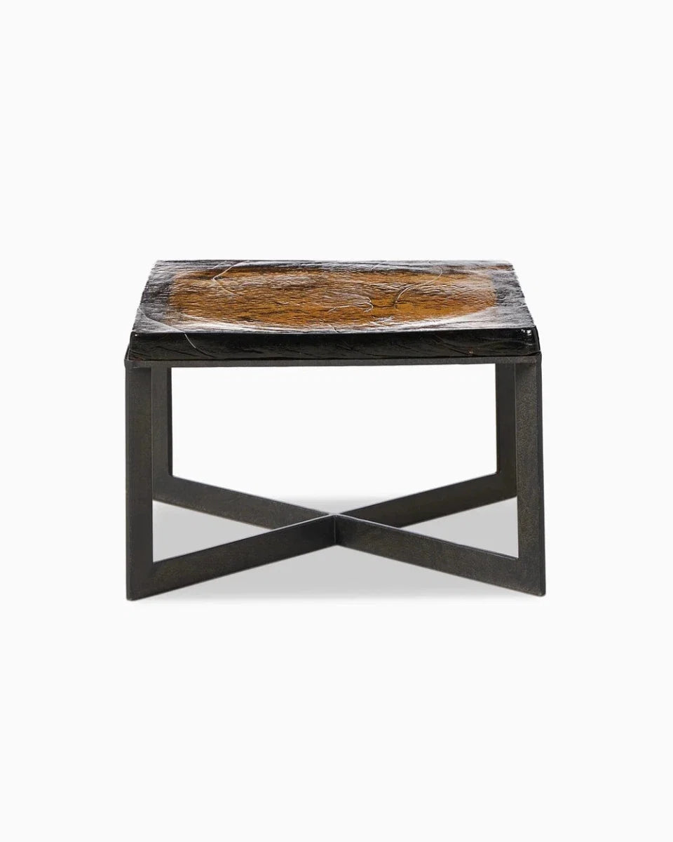 Lennie Cast Glass Bunching Table