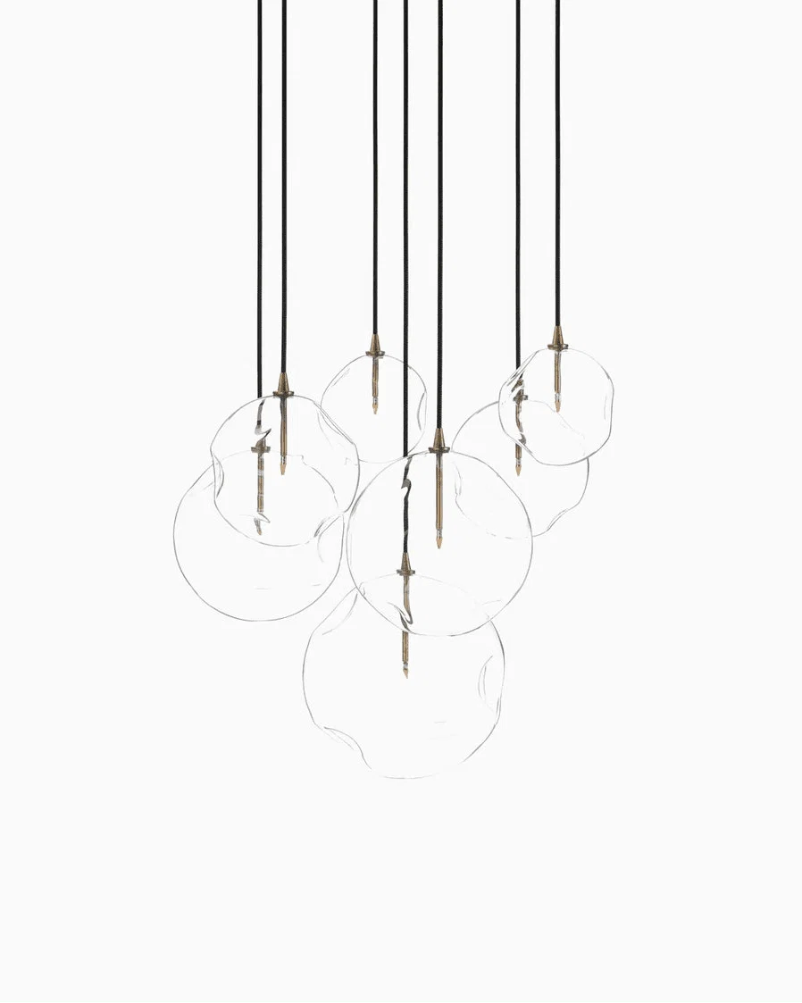 Cluster 7 Mix Chandelier