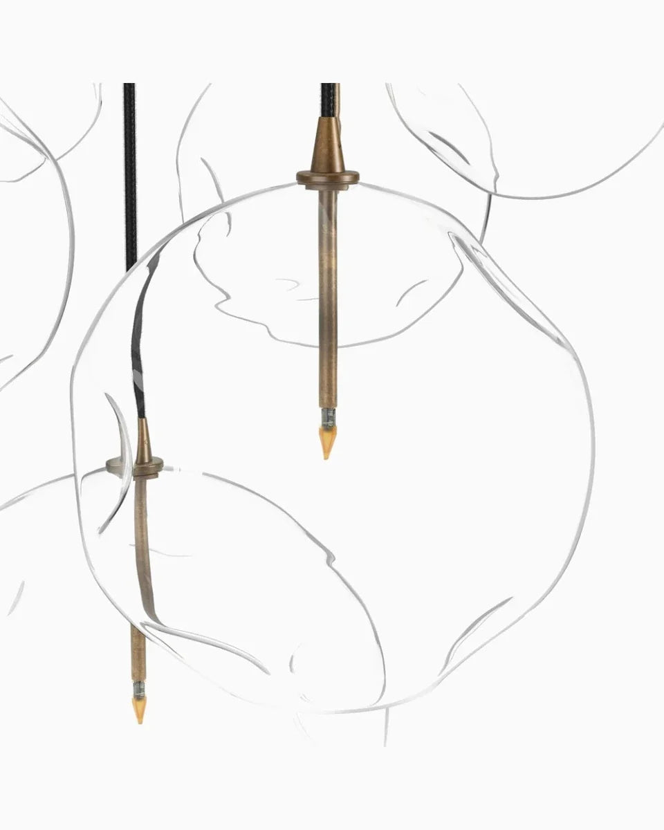 Cluster 7 Mix Chandelier