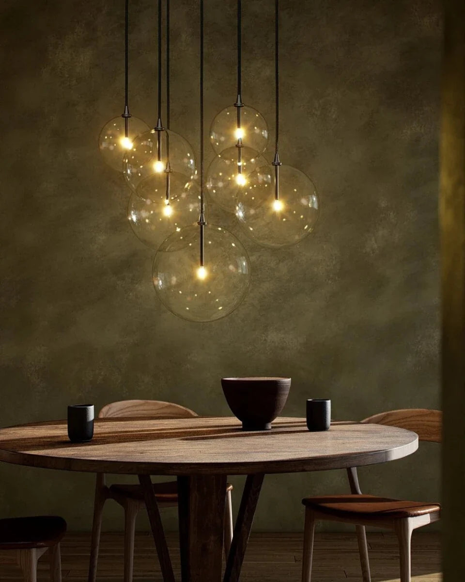 Cluster 7 Mix Chandelier