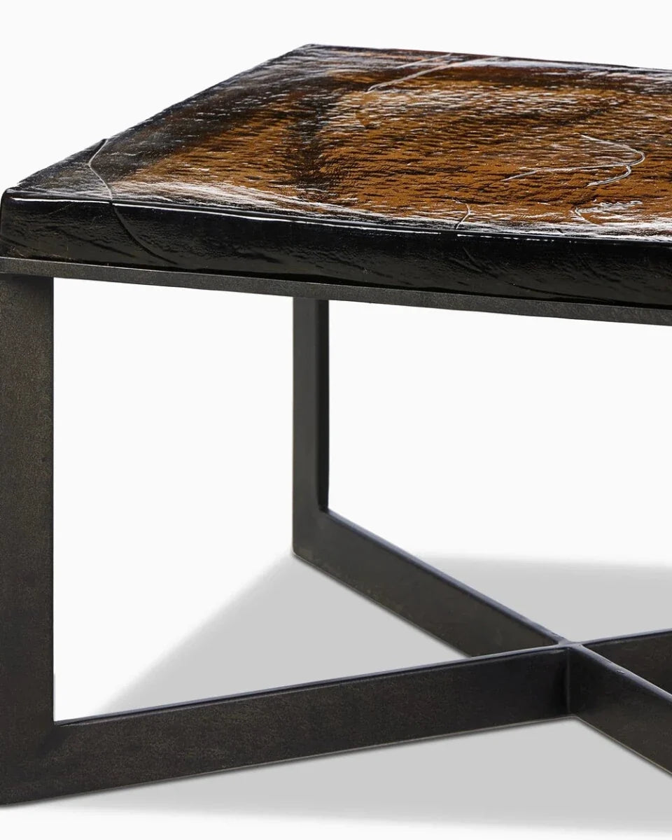 Lennie Cast Glass Bunching Table