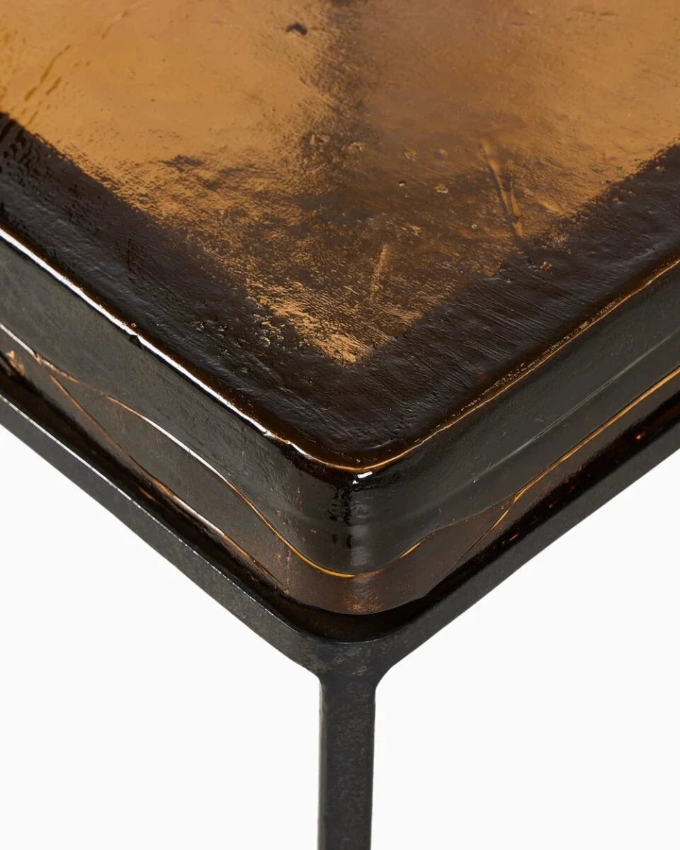 Lennie Cast Glass Bunching Table
