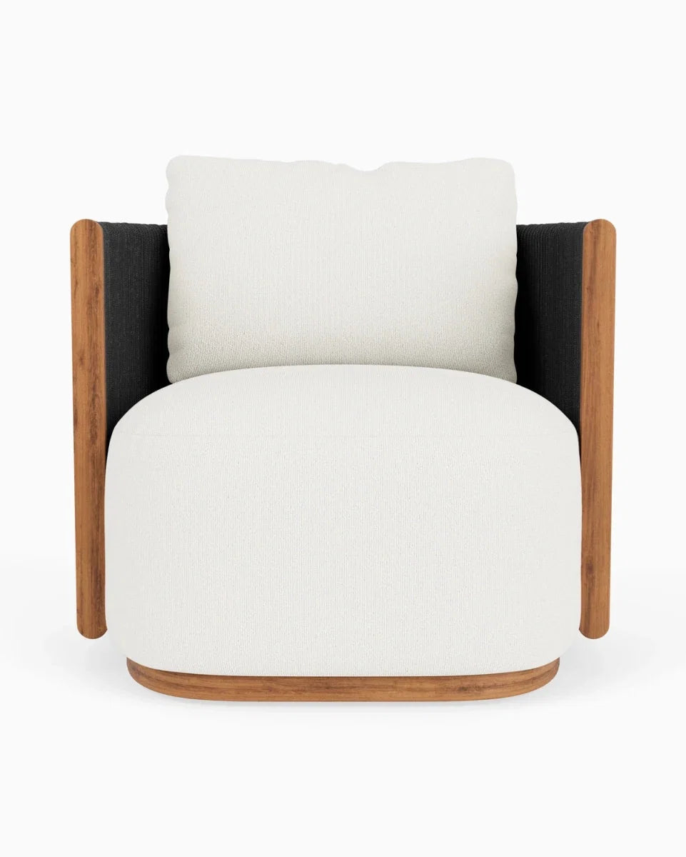 Outdoor Spruce Swivel Lounge Chair