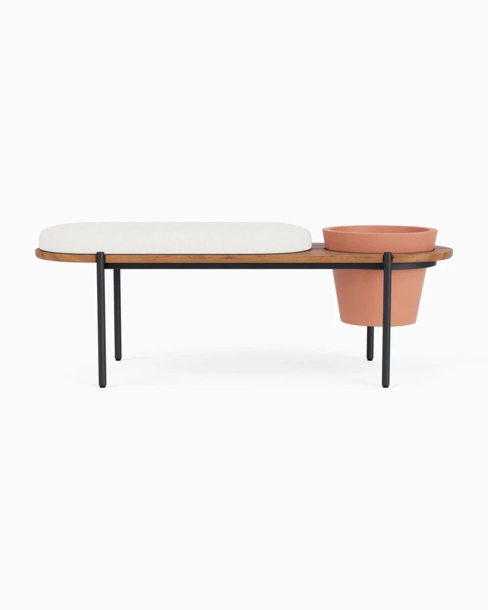 Outdoor Planter Bench