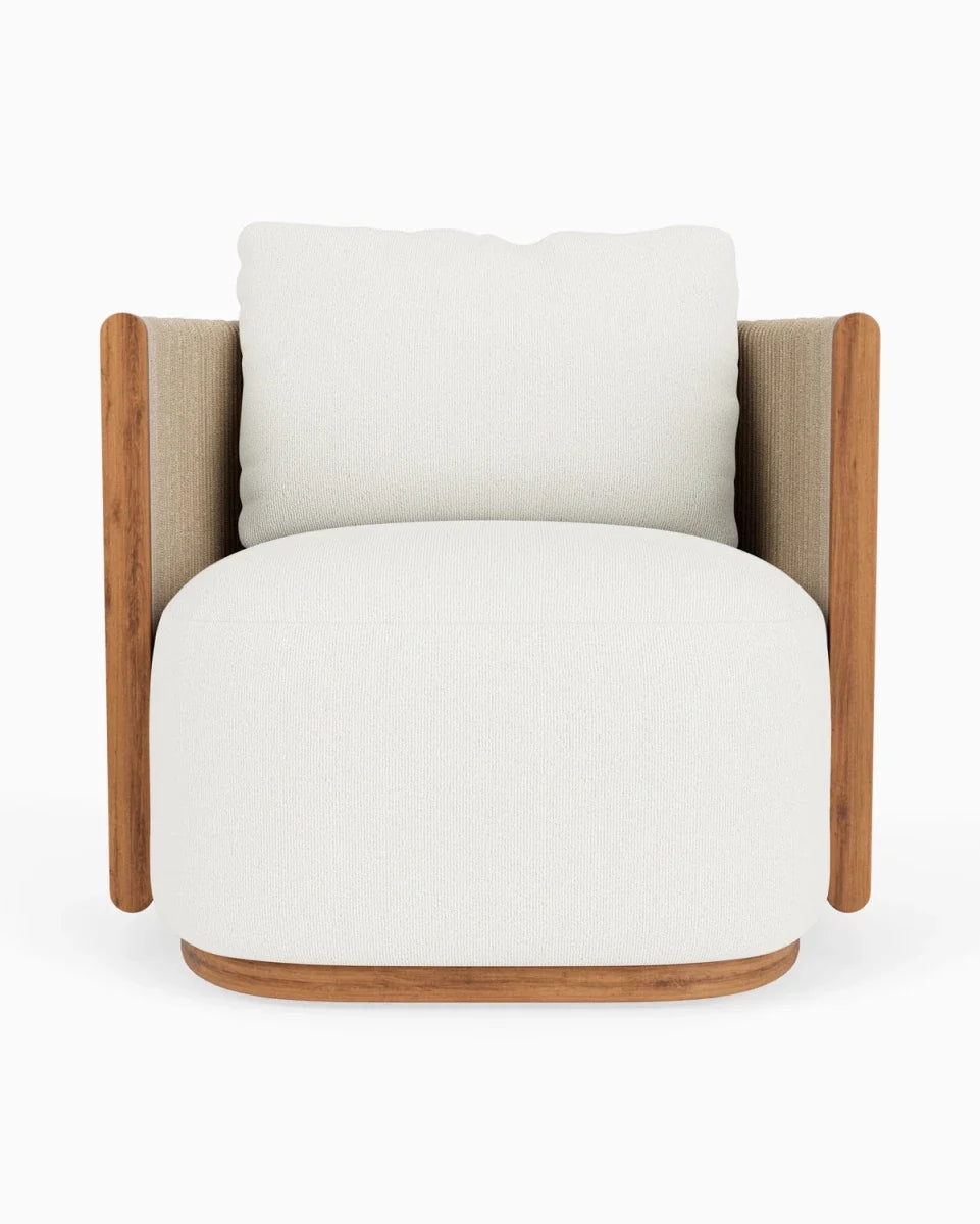 Outdoor Spruce Swivel Lounge Chair