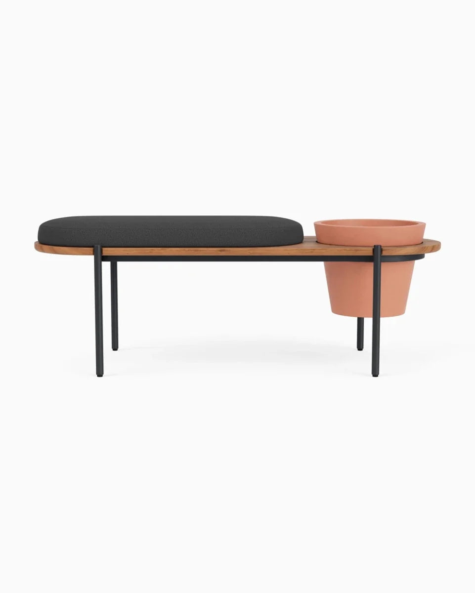 Outdoor Planter Bench