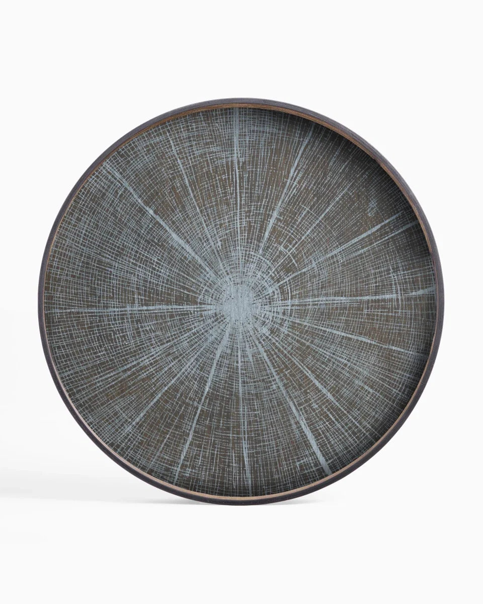 Slice Wooden Round Tray
