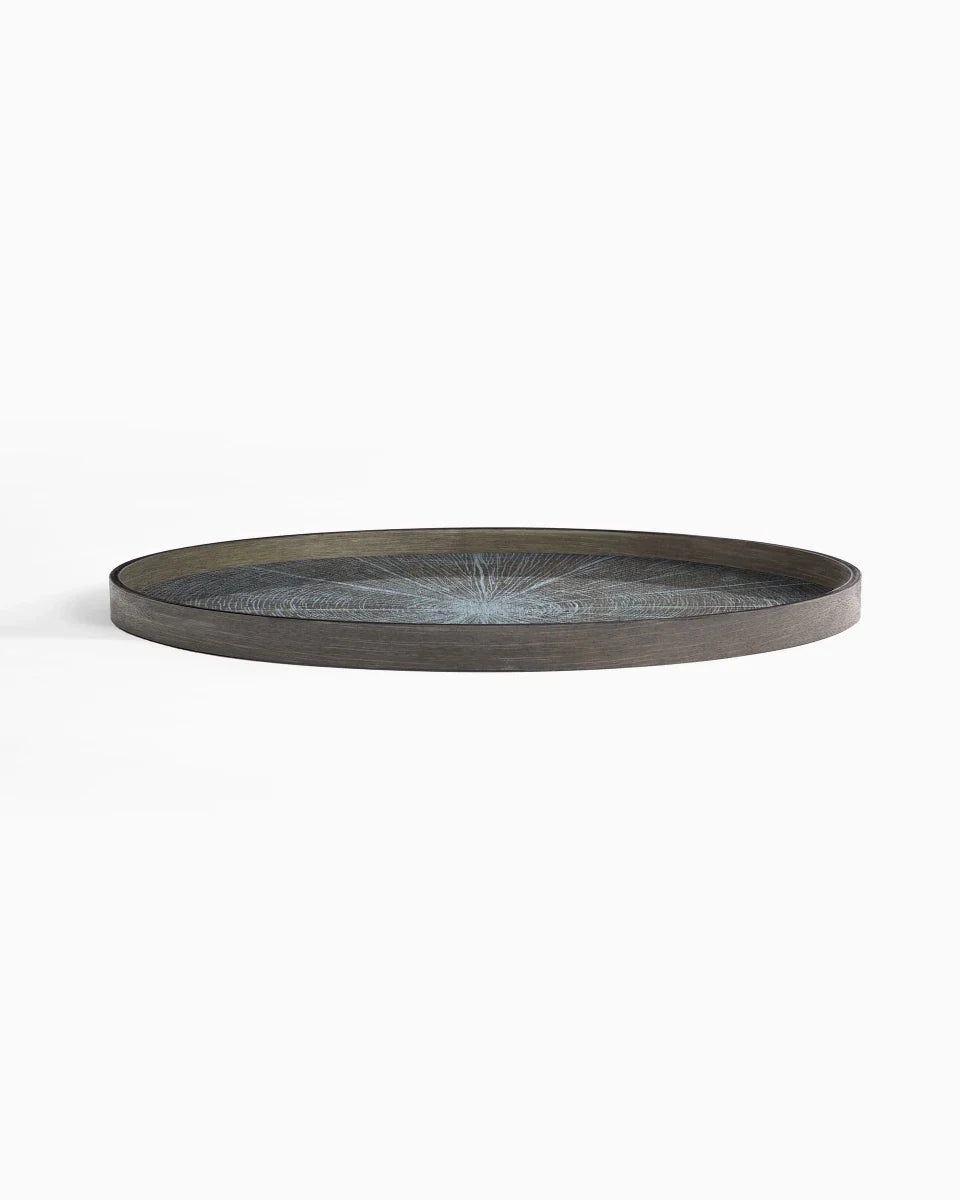 Slice Wooden Round Tray