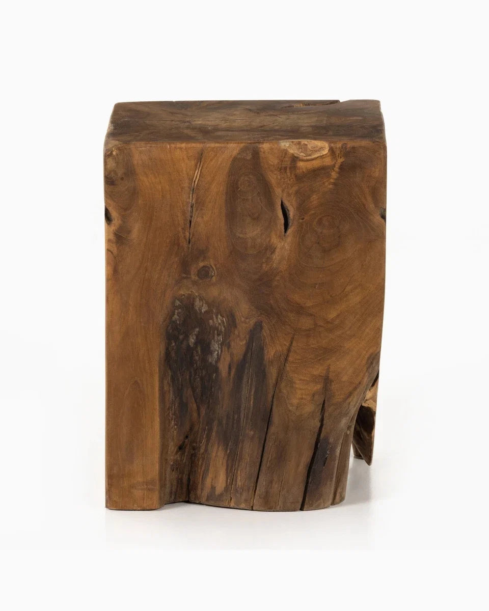 Teak Square Stool