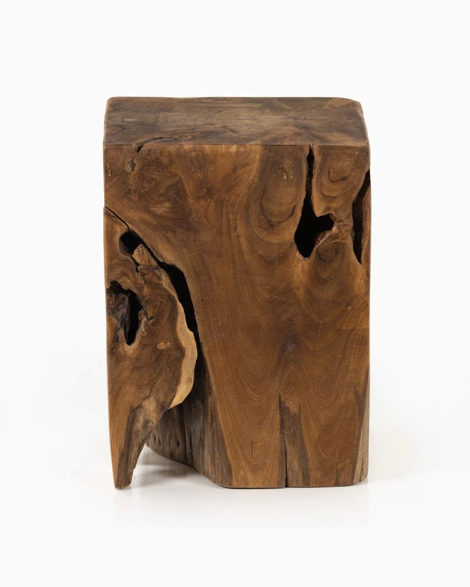 Teak Square Stool