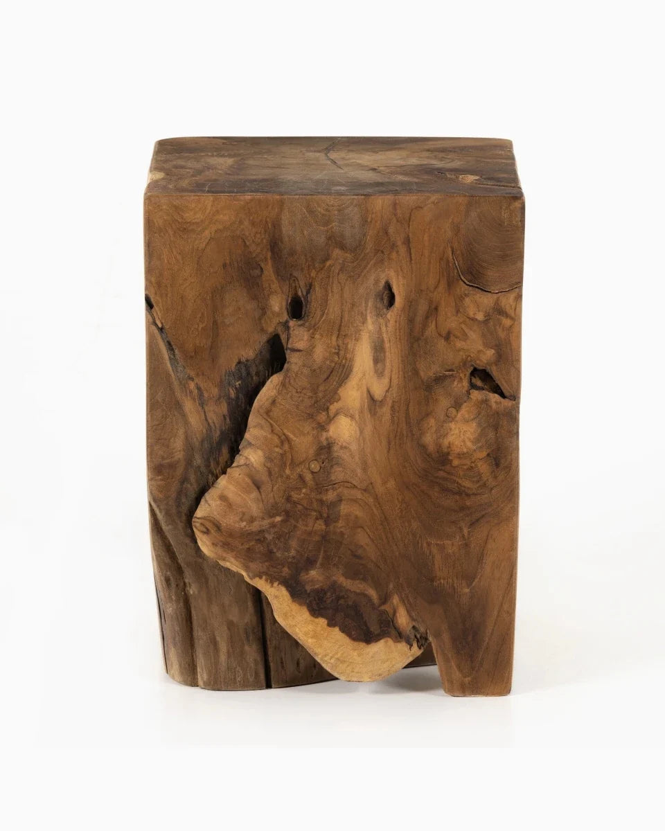 Teak Square Stool