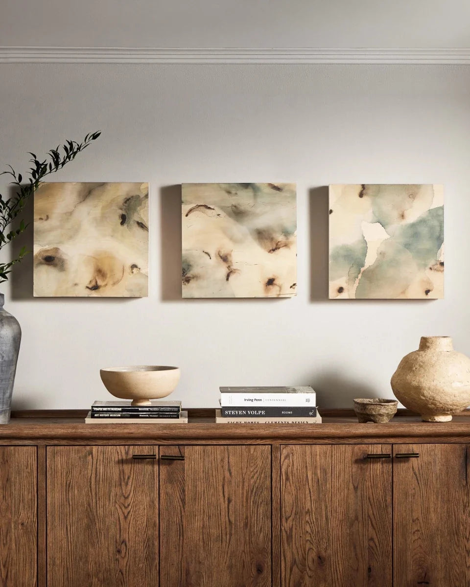 Nostalgia Underneath Triptych by Molly Franken
