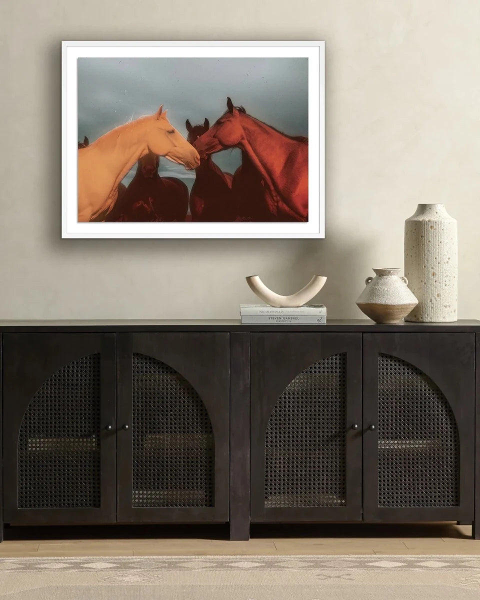 Sunset Horses by Coup d'Esprit