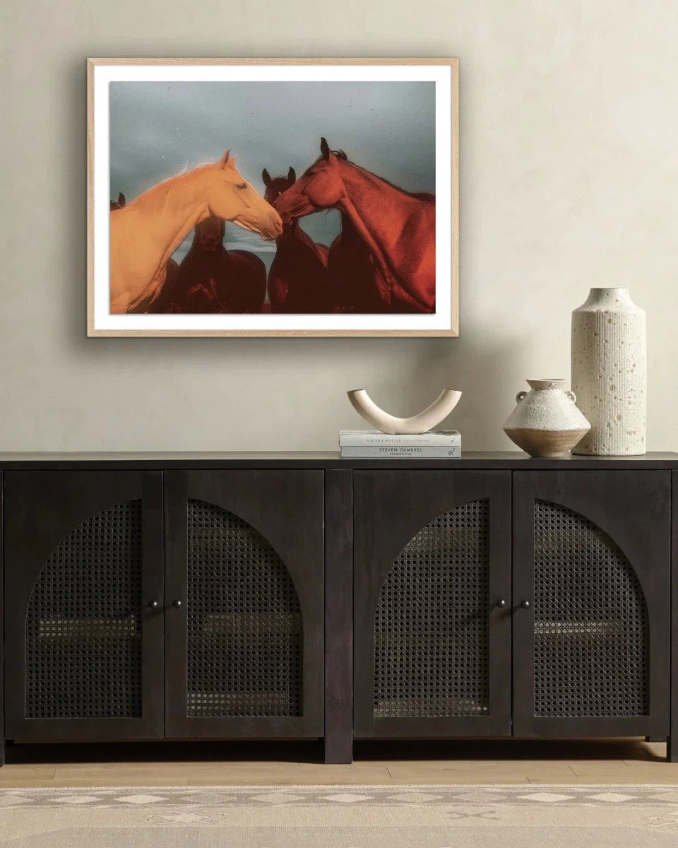 Sunset Horses by Coup d'Esprit