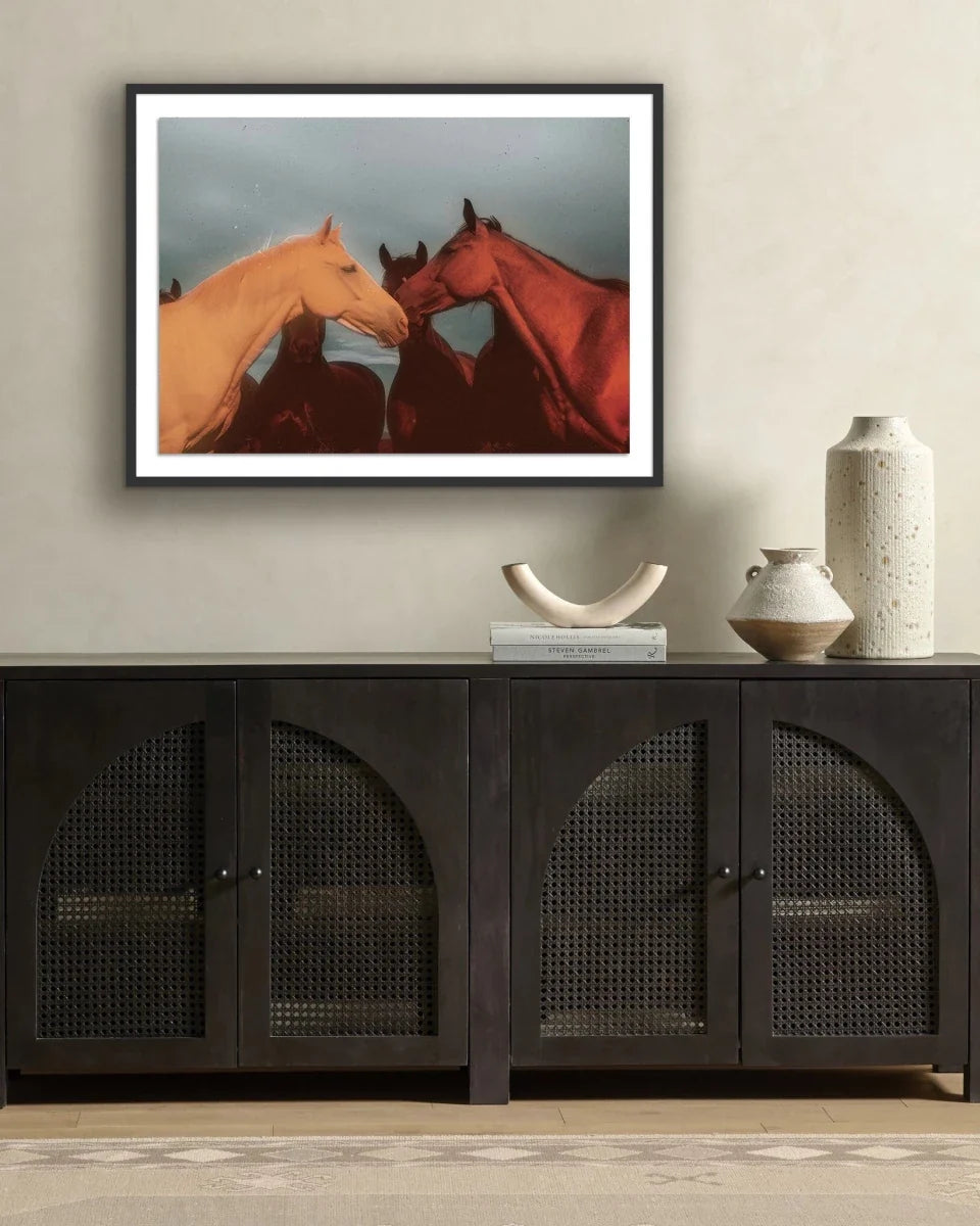 Sunset Horses by Coup d'Esprit