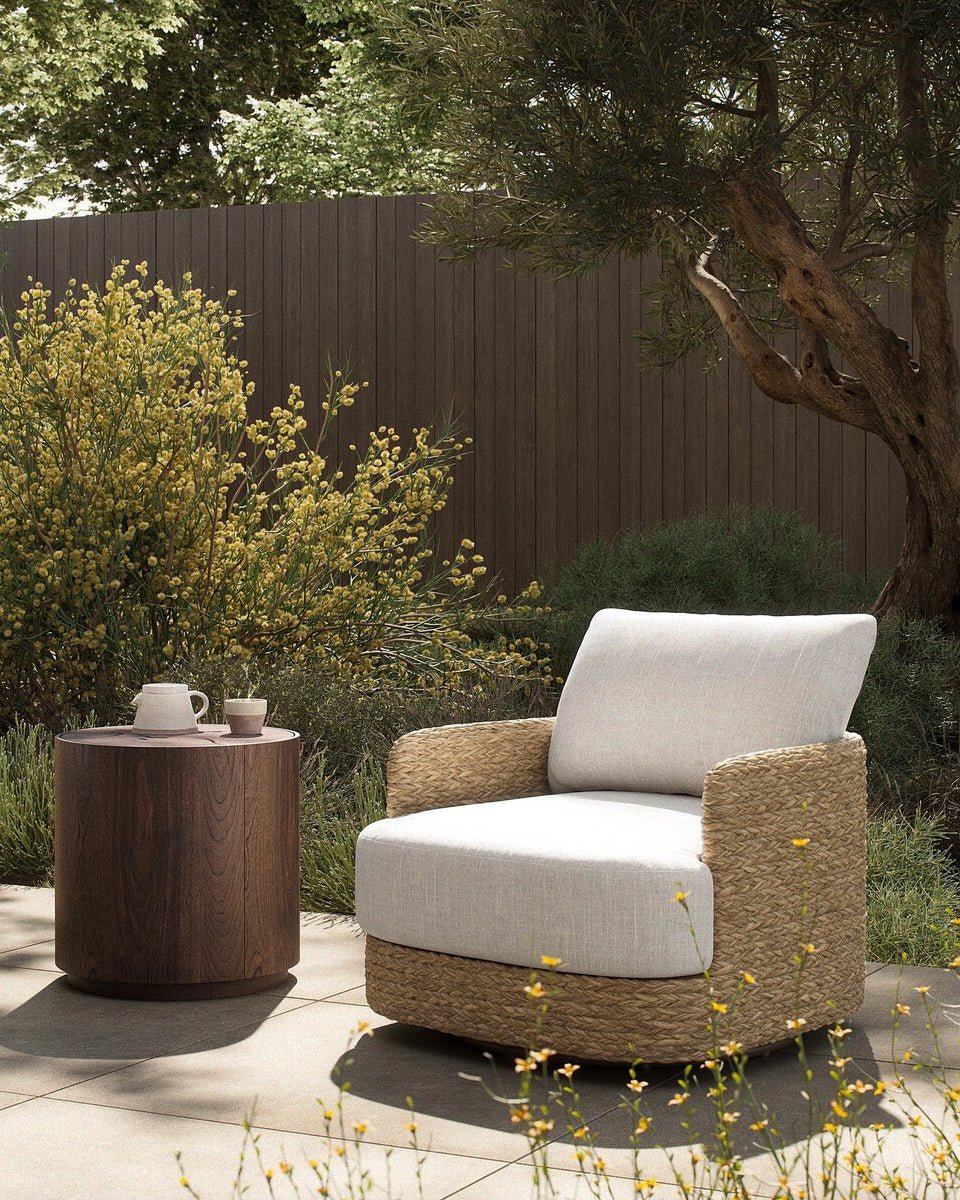 Caney Outdoor Swivel Chair