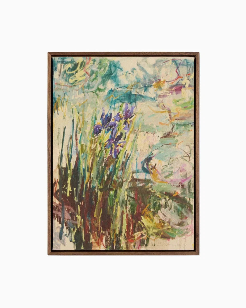 Irises by The Pond by Lilia Orlova-Holmes
