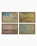 Cloud Study Set Of 4 by John Constable