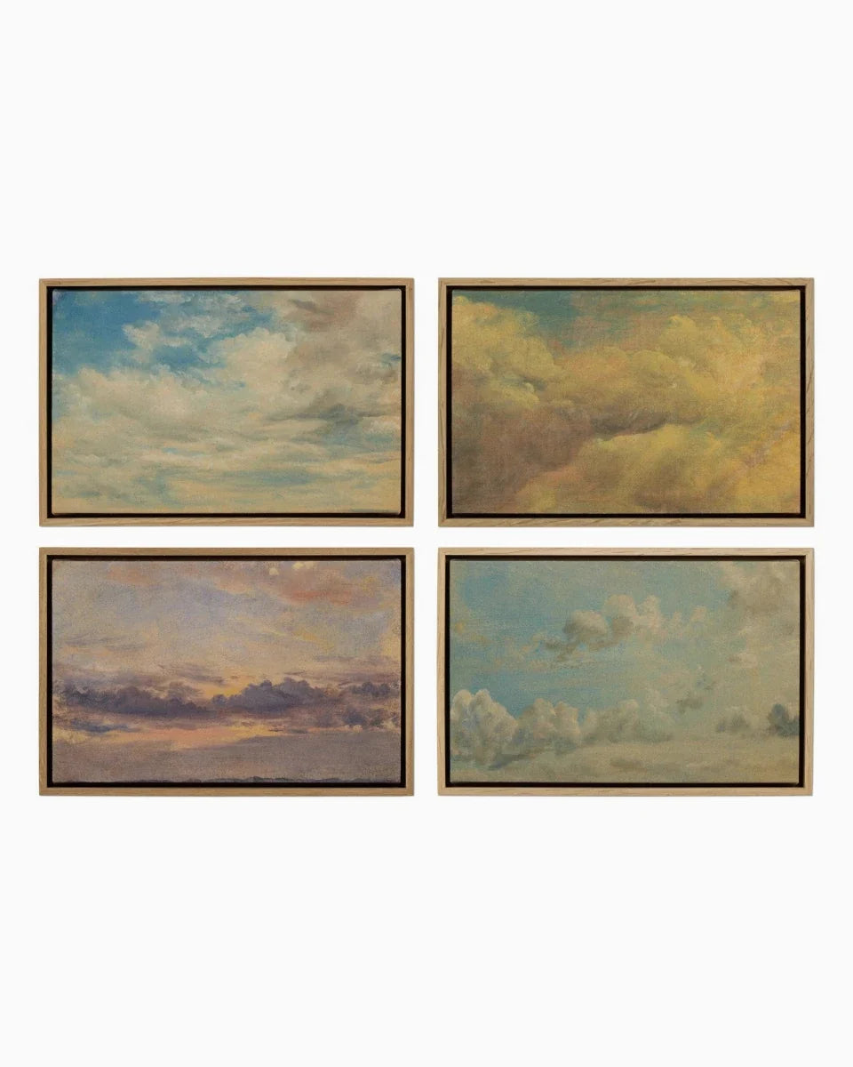 Cloud Study Set Of 4 by John Constable
