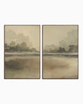Reflections Diptych by Lauren Fuhr