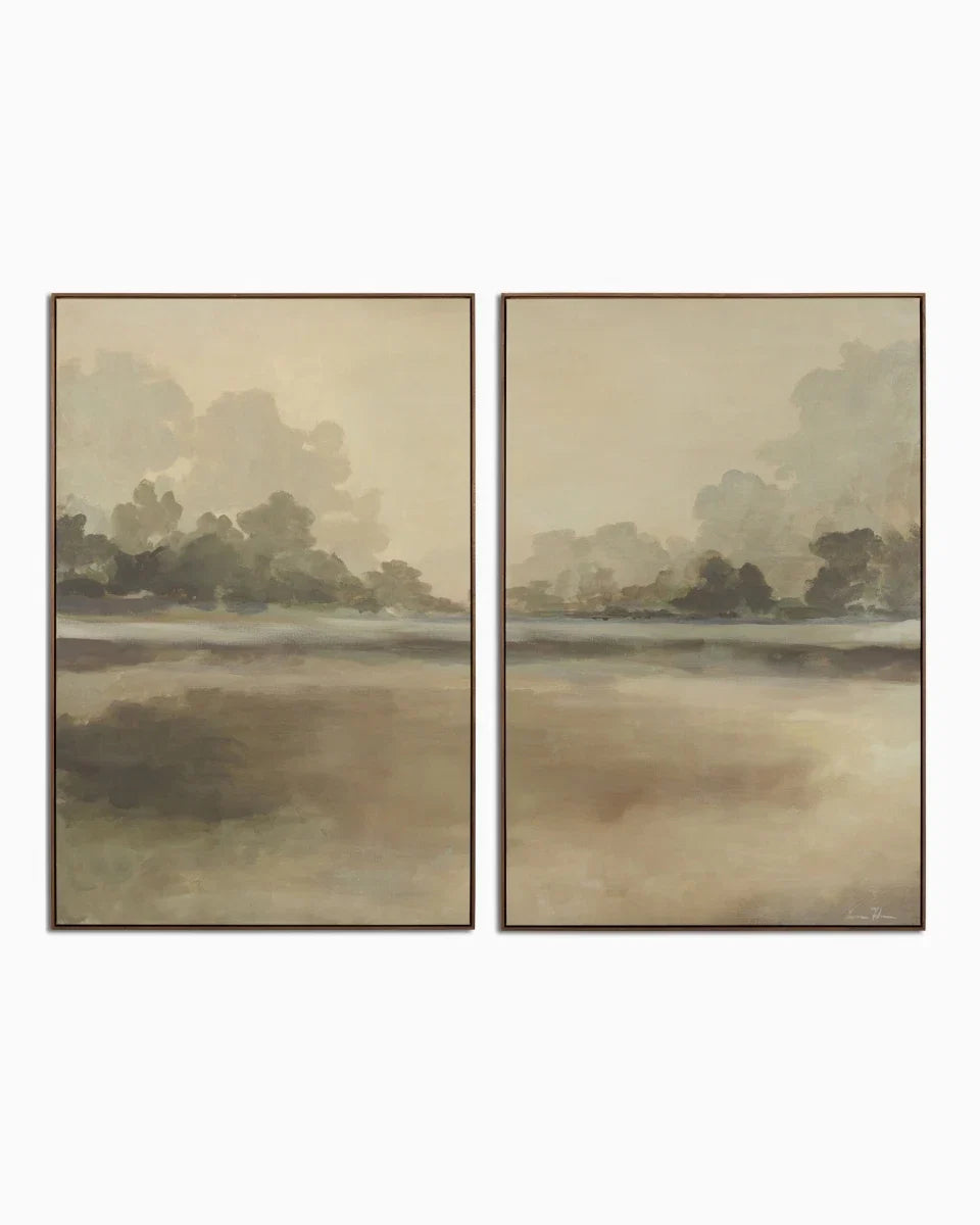 Reflections Diptych by Lauren Fuhr