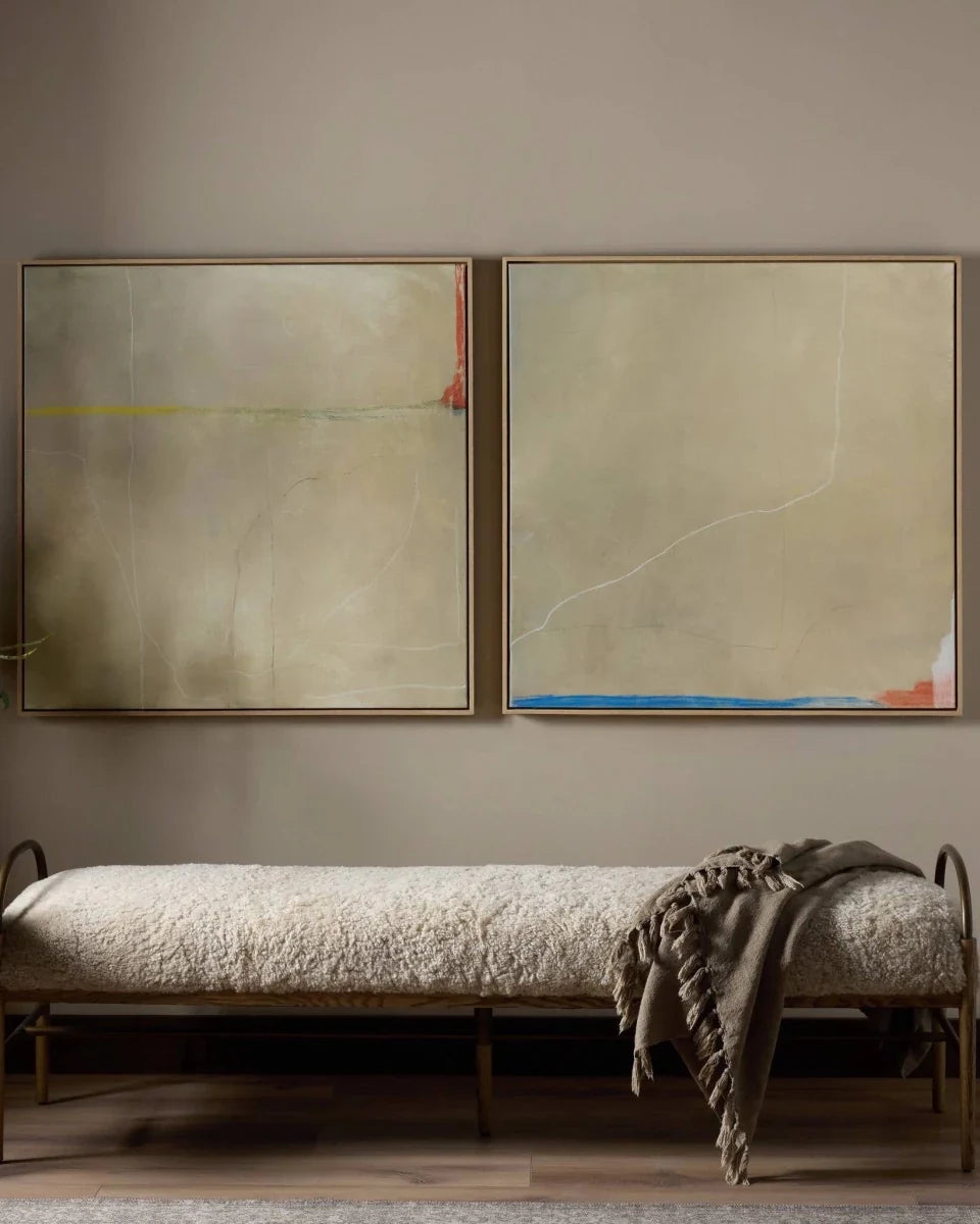 Lines Diptych by Lauren Fuhr