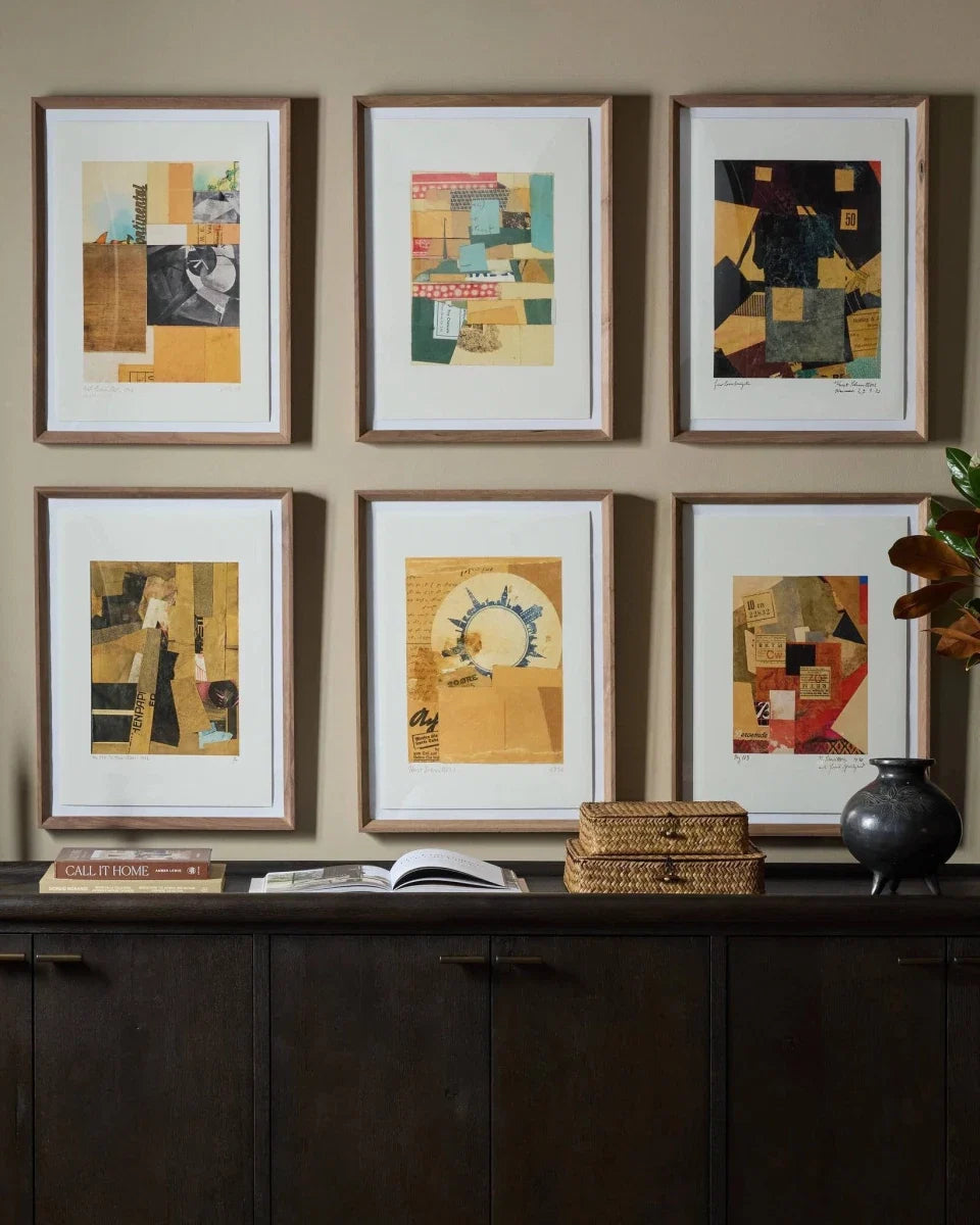 Continental Ephemera Set Of 6 by Kurt Schwitters