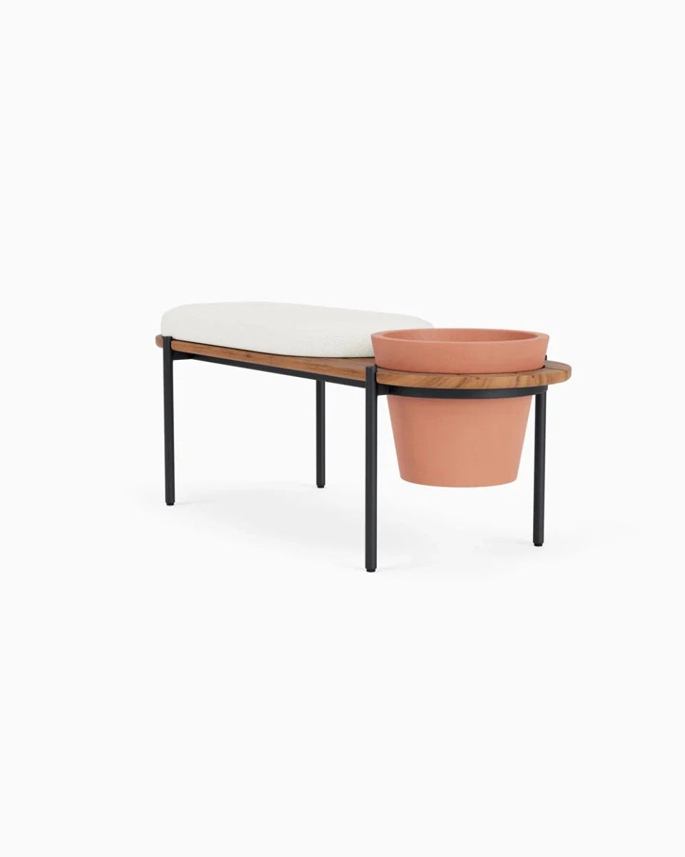 Outdoor Planter Bench