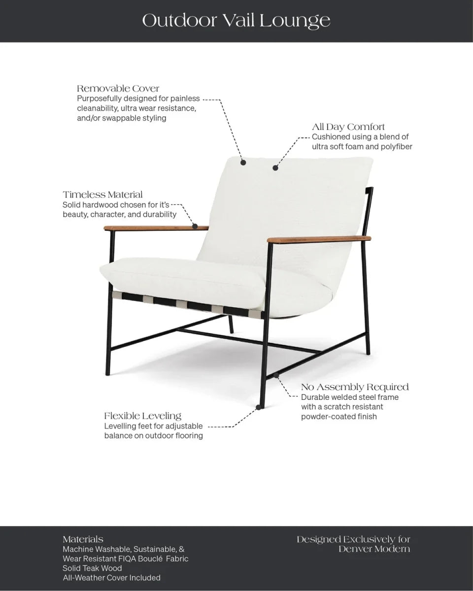 Outdoor Vail Lounge Chair