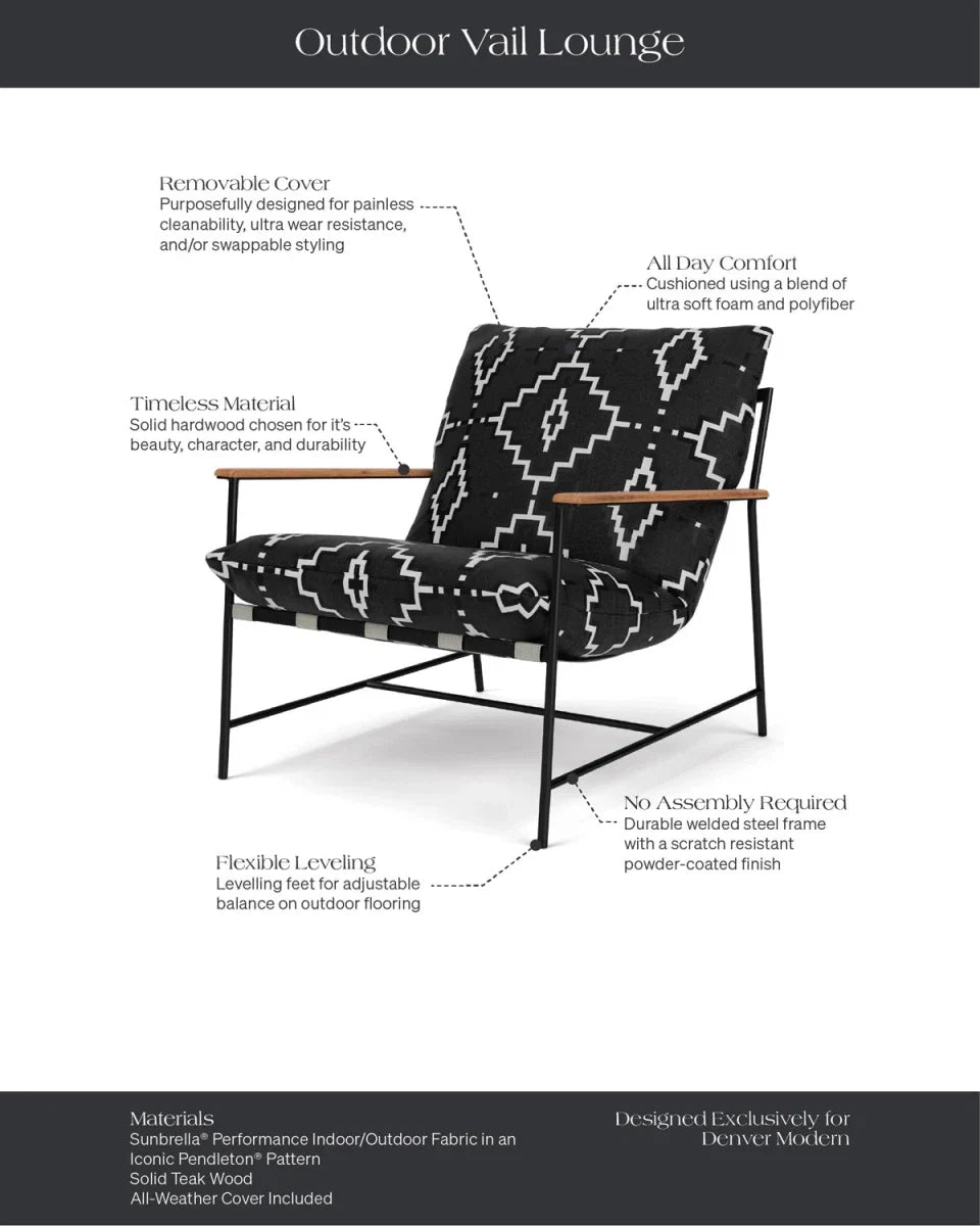 Outdoor Vail Lounge Chair