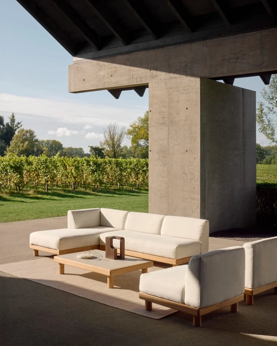 Monocle Outdoor Concrete Coffee Table