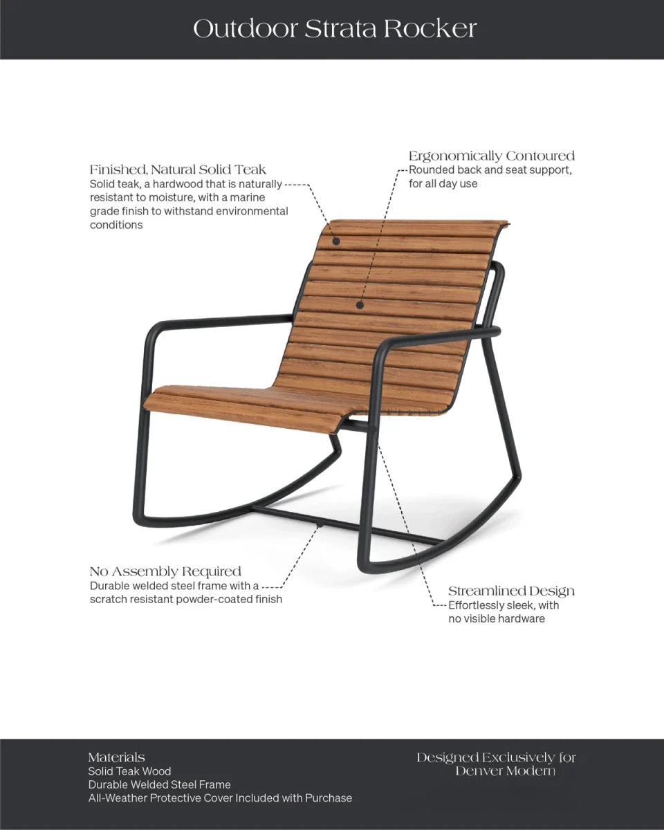 Outdoor Strata Rocker