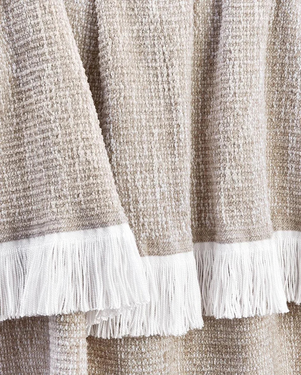 Sunbrella® Crosshatch Indoor/Outdoor Throw