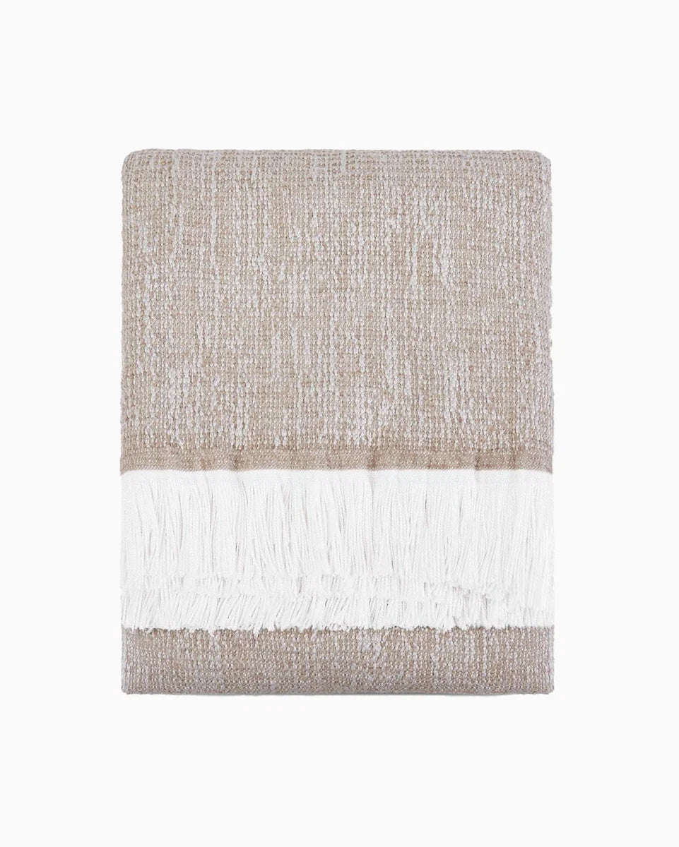 Sunbrella® Crosshatch Indoor/Outdoor Throw