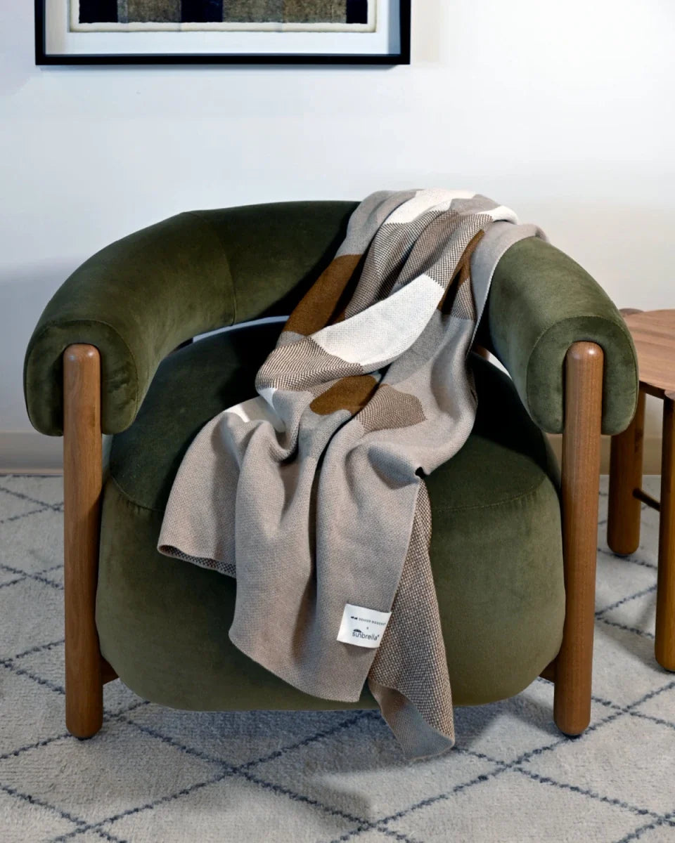 Sunbrella® Buffalo Plaid Indoor/Outdoor Throw