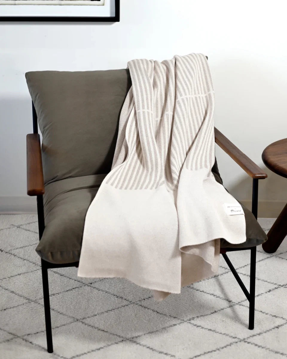 Sunbrella® Horizon Line Indoor/Outdoor Throw