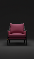 Crimson Statement Lounge Chair