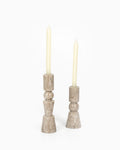 Rosette Taper Candlesticks