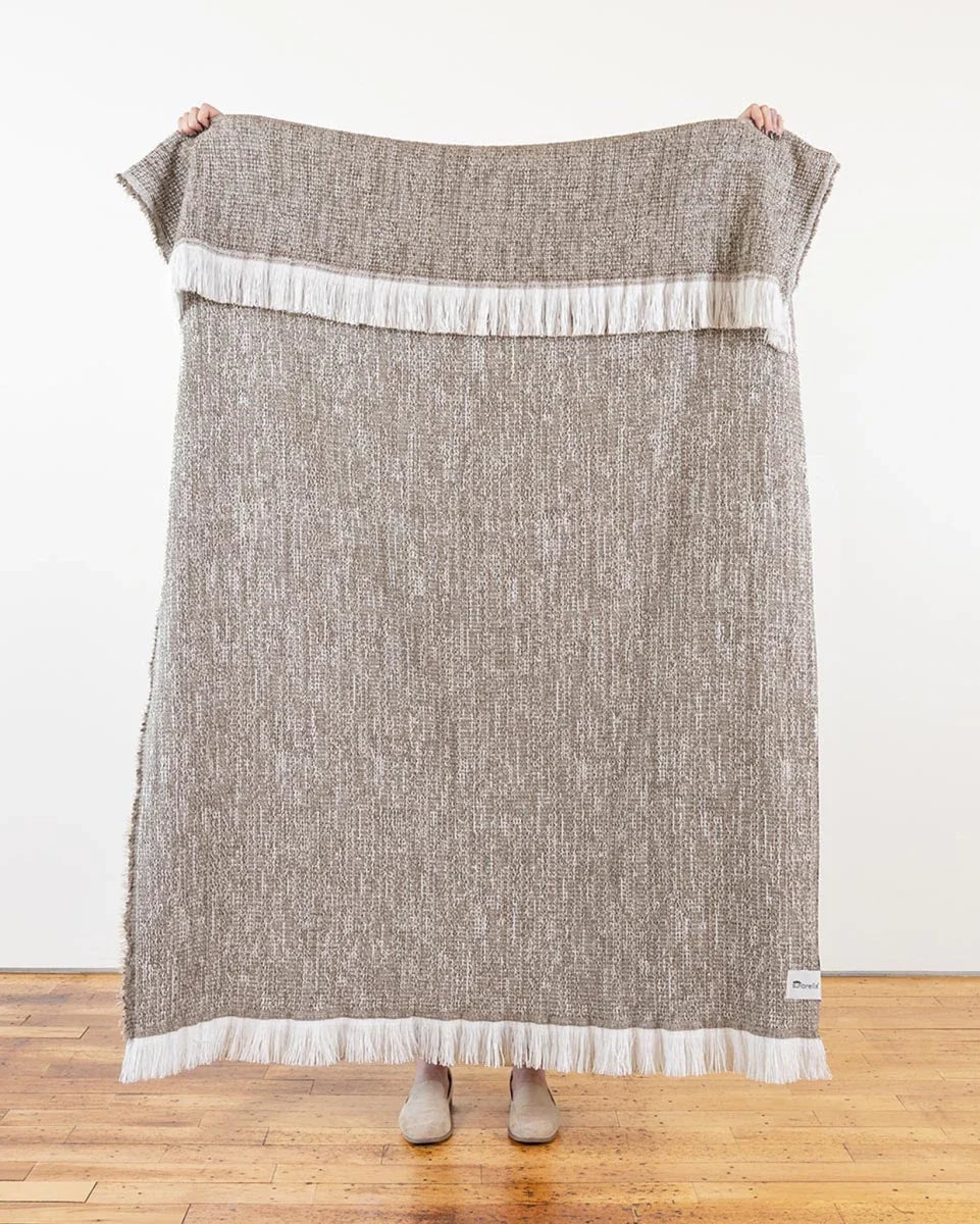 Sunbrella® Crosshatch Indoor/Outdoor Throw