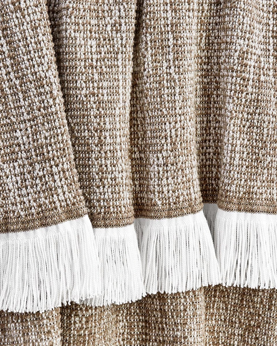 Sunbrella® Crosshatch Indoor/Outdoor Throw