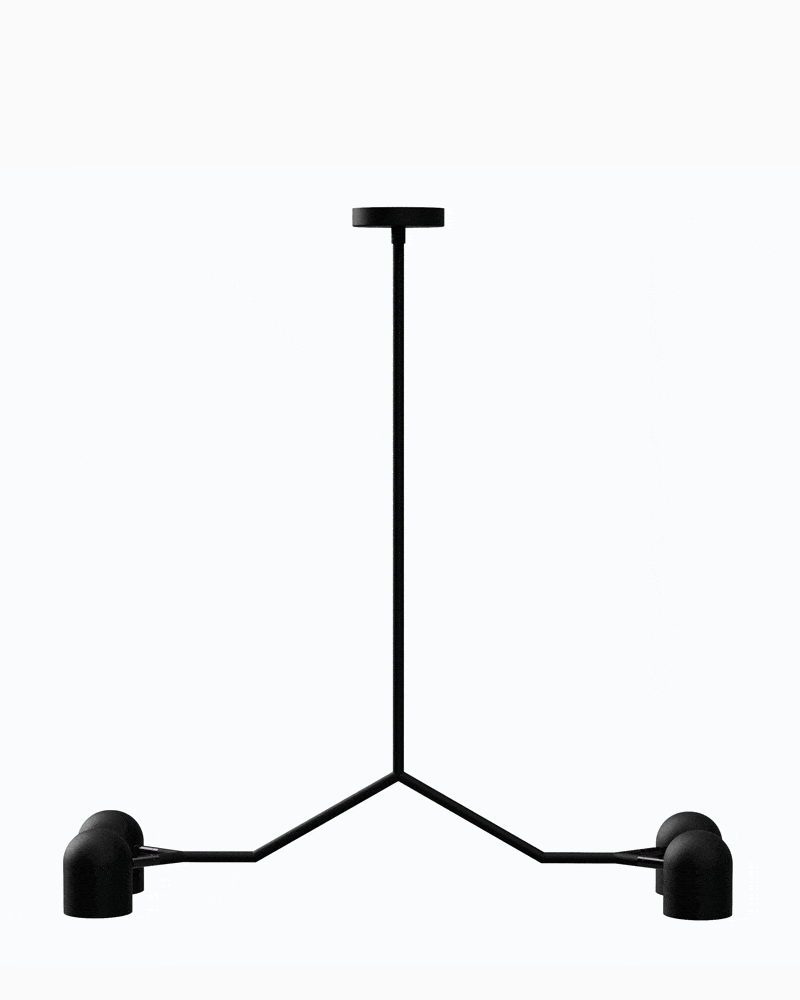 Tandem 4-Head Pendant